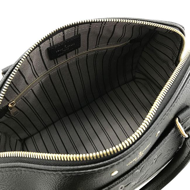 ルイヴィトン バッグ LOUIS VUITTON ボストンバッグ スピーディ バンドリエール 25 NM モノグラム アンプラント ノワール M42401