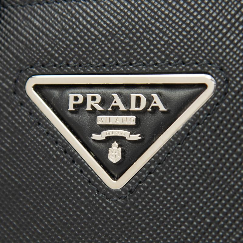 PRADA プラダ モノクローム ショルダー付き 2WAY ハンドバッグ ショルダーバッグ ブラック 1BA269 2ERX F0002