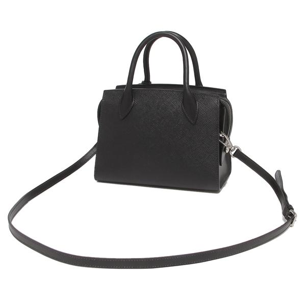 プラダ バッグ ハンドバッグショルダーバッグ サフィアーノモノクロームバッグ ブラック レディース PRADA 1BA269 2ERX NOO F0632