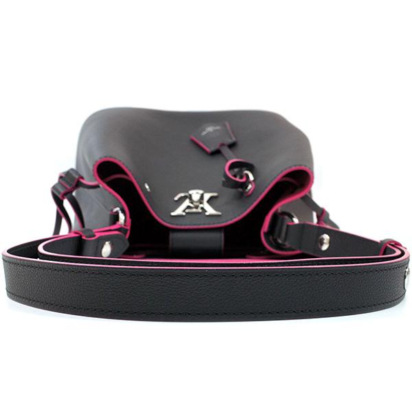 LOUIS VUITTON ルイ・ヴィトン ロックミー バケット ショルダーバッグ ノワール カーフレザー M54677