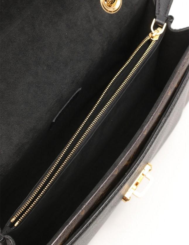 ルイ・ヴィトン LOUIS VUITTON ヴィクトワール モノグラム チェーンショルダーバッグ PVC レザー 茶 黒 M41730
