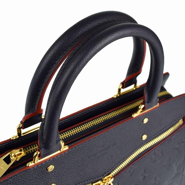 ルイ・ヴィトン LOUIS VUITTON アンプラント スリーPM  マルリーヌルージュ アンプラントレザー ハンドバッグ M54195