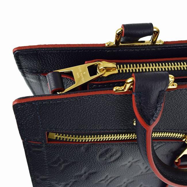 ルイ・ヴィトン LOUIS VUITTON アンプラント スリーPM  マルリーヌルージュ アンプラントレザー ハンドバッグ M54195