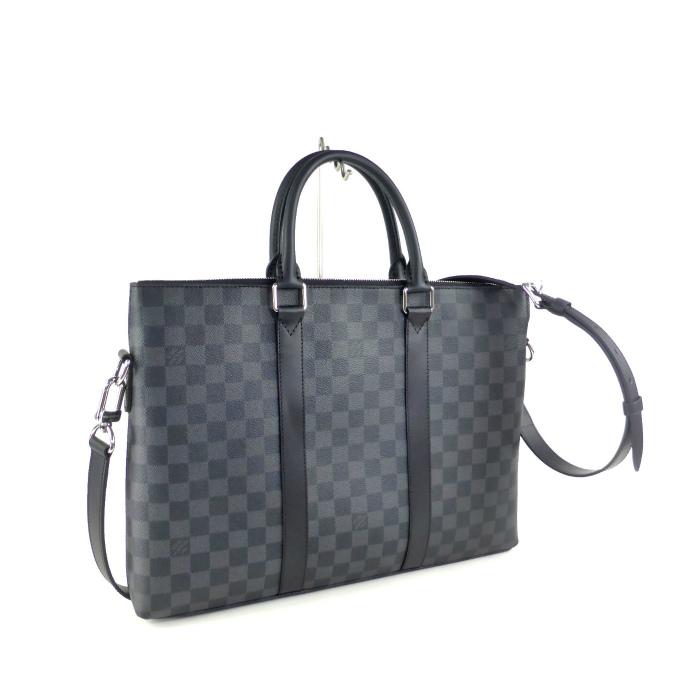ルイヴィトン （LOUIS VUITTON）ダミエ・グラフィット アントン・ブリーフケース ビジネス 2way ハンド ショルダー バッグ  N40024