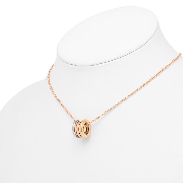 ブルガリ  ネックレス B-zero1 ビーゼロワン パーフェクトミステイク K18PG K18WG K18YG 352397 CL857654 BVLGARI B.zero1