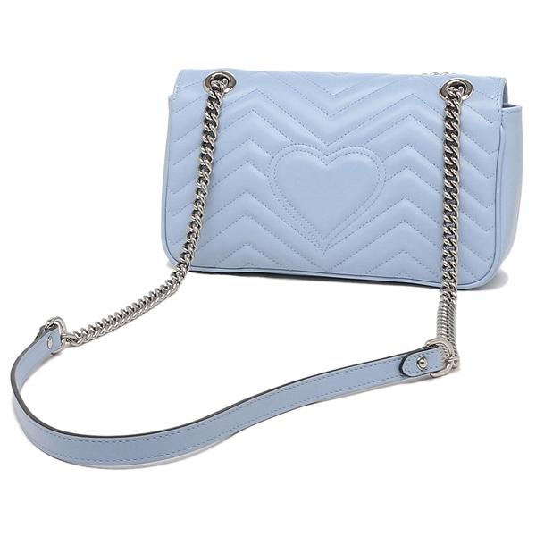 GUCCI  ショルダーバッグ レディース GG MARMONT GGマーモント グッチ 443497 DTDIY 4928 ブルー