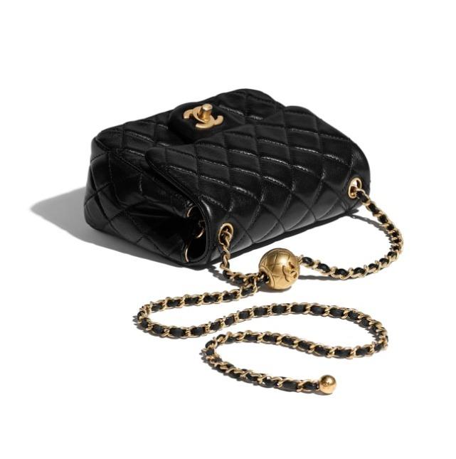シャネル CHANEL フラップバッグ ブラック グレー AS1786 B02916 94305