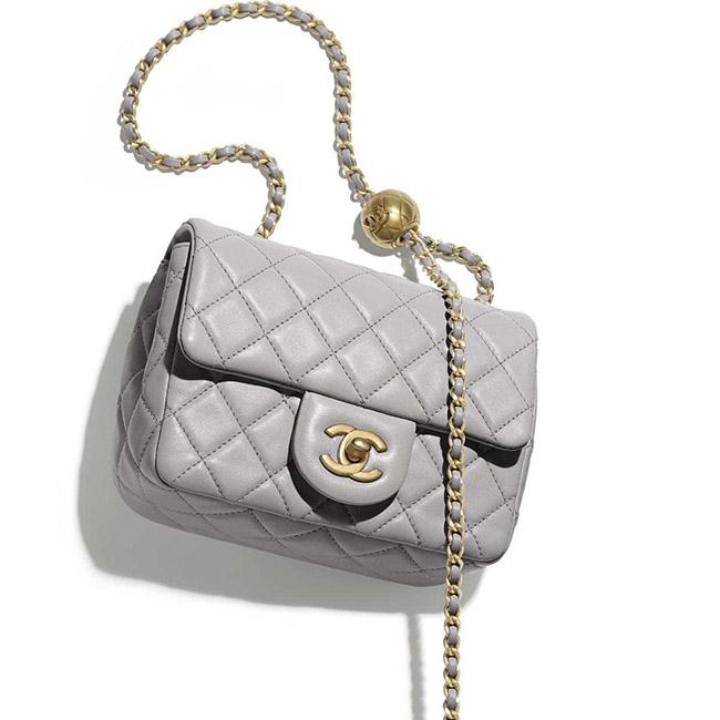 シャネル CHANEL フラップバッグ ブラック グレー AS1786 B02916 N6514