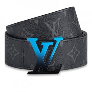 ルイ・ヴィトン LouisVuitton モノグラム リバーシブル ベルト グレー M0227V