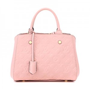 LOUIS VUITTON ルイヴィトン モンテーニュBB ハンドバッグ アンプラント ローズプードル M44123