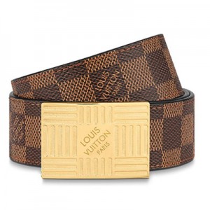 ルイヴィトン Louis Vuitton サンチュール・ダミエ 35 リバーシブル エヌべ M0268V