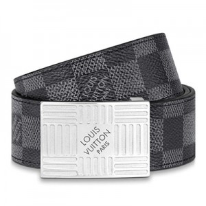 ルイヴィトン Louis Vuitton サンチュール・ダミエ 35 リバーシブル グリ M0269V