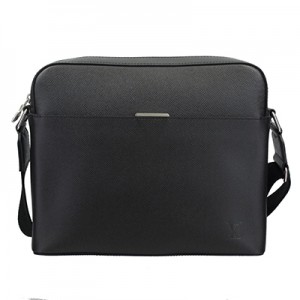 ルイヴィトン LOUIS VUITTON ショルダーバッグ アントン メッセンジャー PM タイガ ノワール M33427
