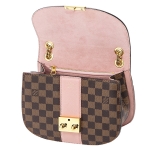 LOUIS VUITTON ルイ ヴィトン ダミエ ワイト チェーンショルダーバッグ アクセサリーポーチ クラッチバッグ セミショルダー N64418