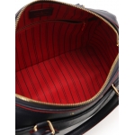 ルイ・ヴィトン LOUIS VUITTON スピーディ バンドリエール 25 モノグラムアンプラント ハンドバッグ レザー ネイビー 2WAY M43501