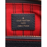 ルイ・ヴィトン LOUIS VUITTON スピーディ バンドリエール 25 モノグラムアンプラント ハンドバッグ レザー ネイビー 2WAY M43501