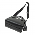 PRADA プラダ モノクローム ショルダー付き 2WAY ハンドバッグ ショルダーバッグ ブラック 1BA269 2ERX F0002