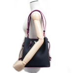 LOUIS VUITTON ルイ・ヴィトン ロックミー バケット ショルダーバッグ ノワール カーフレザー M54677
