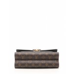 ルイ・ヴィトン LOUIS VUITTON ヴィクトワール モノグラム チェーンショルダーバッグ PVC レザー 茶 黒 M41730