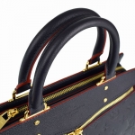 ルイ・ヴィトン LOUIS VUITTON アンプラント スリーPM  マルリーヌルージュ アンプラントレザー ハンドバッグ M54195