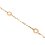 ブルガリ ネックレス B-zero1 ビーゼロワン K18PG ピンクゴールド ブラックセラミック 346083 CL855762 BVLGARI B.zero1
