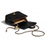 シャネル CHANEL フラップバッグ ブラック グレー AS1786 B02916 94305