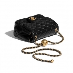 シャネル CHANEL フラップバッグ ブラック グレー AS1786 B02916 94305