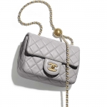 シャネル CHANEL フラップバッグ ブラック グレー AS1786 B02916 N6514