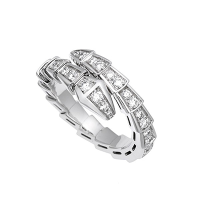 ブルガリ BVLGARI セルペンティダイヤリング Mサイズ AN858111 新品 ジュエリー ブランドジュエリー