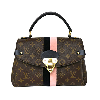 LOUIS VUITTON ルイ・ヴィトン ジョルジュBB　モノグラム　ブラウン系　ゴールド　ピンク×ブラック　2WAY　レディース　M53867