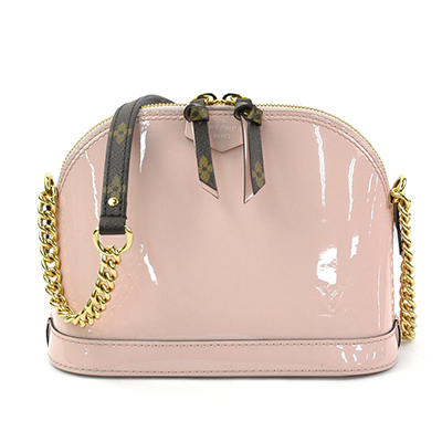 ルイヴィトン Louis Vuitton アルマMINI ローズバレリーヌ パテントレザーxゴールド金具 レディース M52750