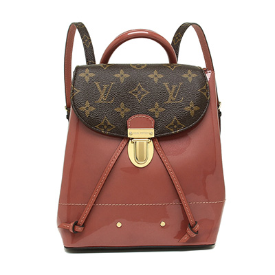 ルイヴィトンLOUIS VUITTON リュックサック バッグパック レディース   ピンク/ブラウン M53545