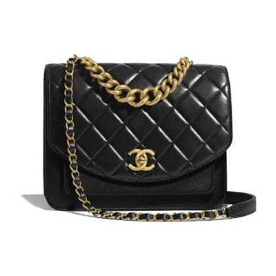 シャネル CHANEL フラップ バッグ スムーズカーフスキン AS0785 B00757 94305