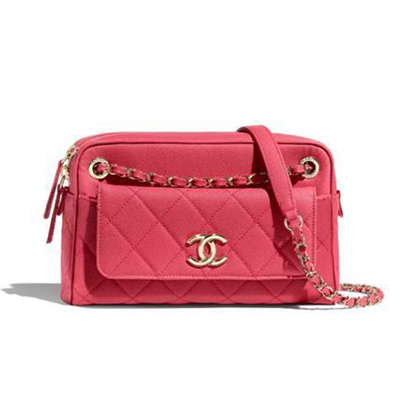 シャネル CHANEL ショルダー バッグ カメラ ケース スモール キャビア CC AS1367 B01937 N5328
