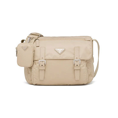 プラダ PRADA ショルダーバッグ ヴェラ/VELA 三角ロゴプレート サンドベージュ 1BD953_RV44_F0F24_V_B1O メンズ レディース