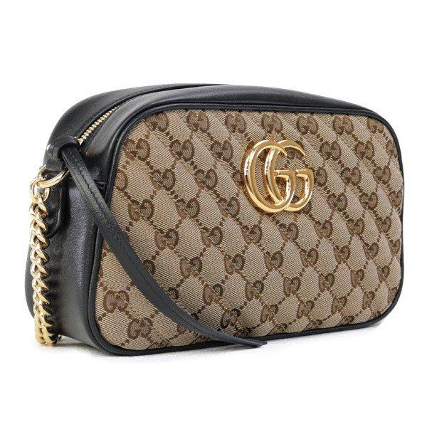 グッチ  GUCCI GGマーモント スモール ショルダーバッグ 黑 447632 HVKEG 9772