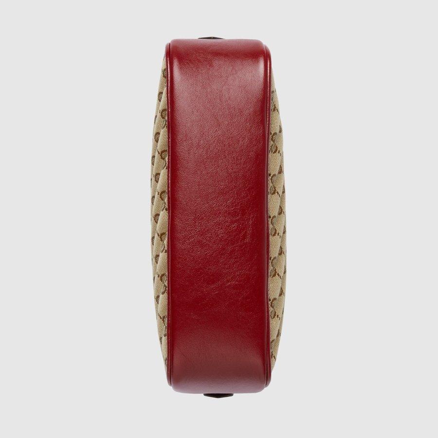 グッチ GUCCI GGマーモント スモール ショルダーバッグ レッド レザー 447632 HVKEG 8561