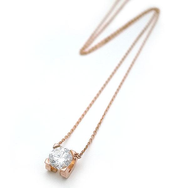 カルティエ　Cドゥカルティエダイヤネックレス　1.04ct　D　IF　EX　Ref.N7411900　K18PG