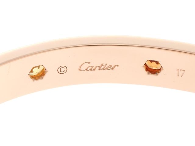 カルティエ LOVE ブレスレット ピンクゴールド、サファイア、ガーネット、アメシスト B6036517