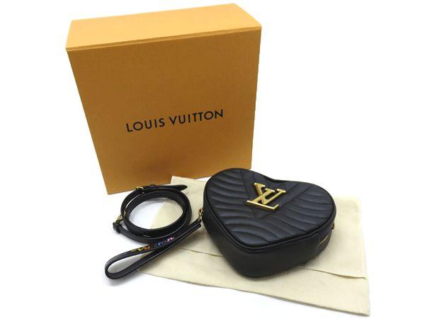 ルイヴィトン  LOUIS VUITTON ニューウェーブ ハート・バッグ ショルダー ウエストポーチ レザー ノワール M52796