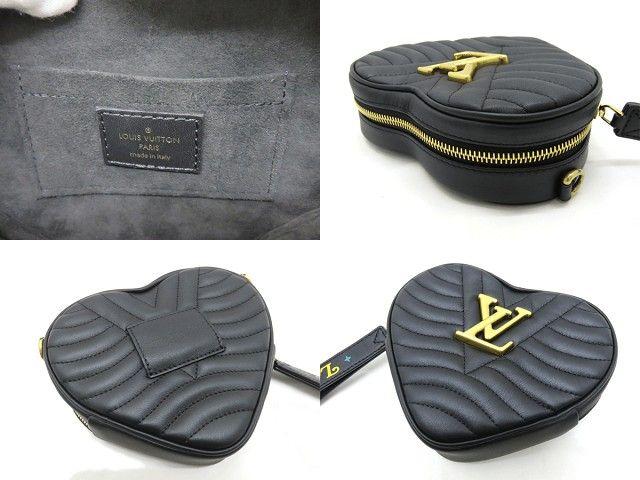 ルイヴィトン  LOUIS VUITTON ニューウェーブ ハート・バッグ ショルダー ウエストポーチ レザー ノワール M52796