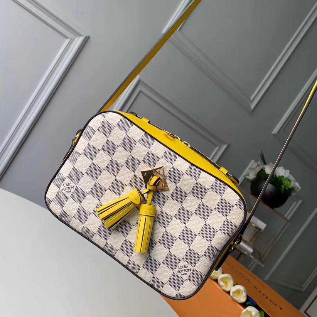LOUIS VUITTON ルイ・ヴィトン サントンジュ ダミエ・アズール パイナップル  バッグ N40154
