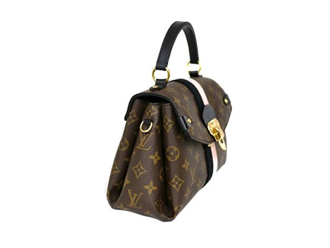 LOUIS VUITTON ルイ・ヴィトン ジョルジュBB　モノグラム　ブラウン系　ゴールド　ピンク×ブラック　2WAY　レディース　M53867