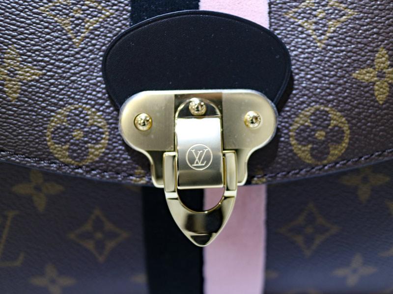 LOUIS VUITTON ルイ・ヴィトン ジョルジュBB　モノグラム　ブラウン系　ゴールド　ピンク×ブラック　2WAY　レディース　M53867