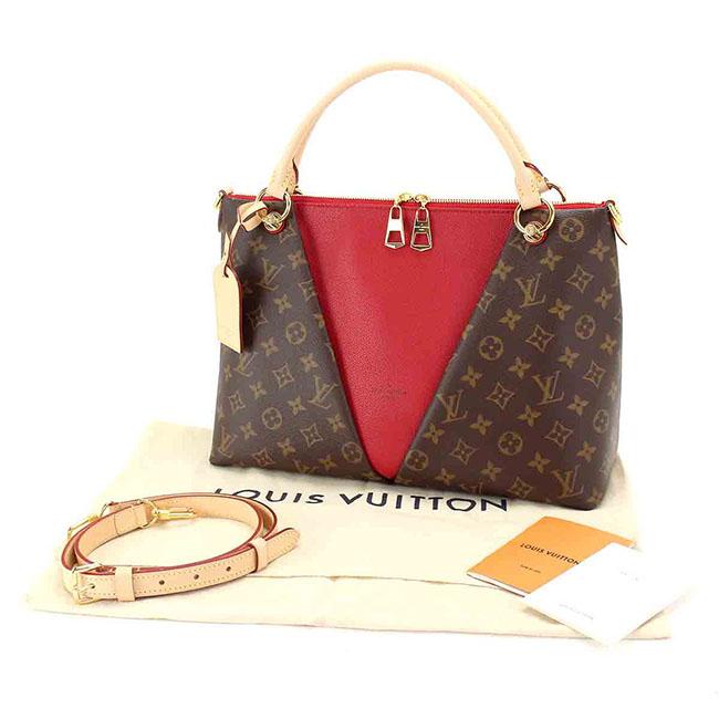ルイ ヴィトン LOUIS VUITTON モノグラム Vトート MM 2WAY トート ショルダー バッグ スリーズ M43957