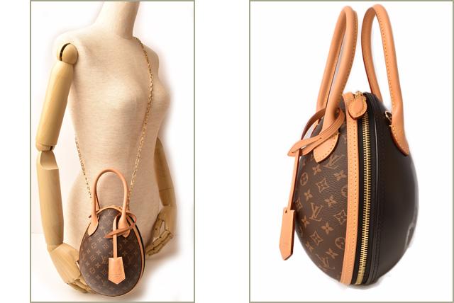 ルイヴィトン ハンドバッグ/ショルダーバッグ LOUIS VUITTON エッグバッグ  モノグラム チェーンバッグ M44587
