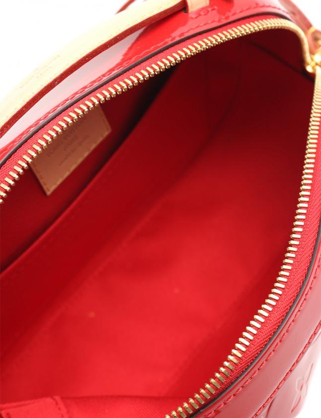 ルイ・ヴィトン LOUIS VUITTON サンタモニカ モノグラムヴェルニ ショルダーバッグ レザー スリーズ M90368
