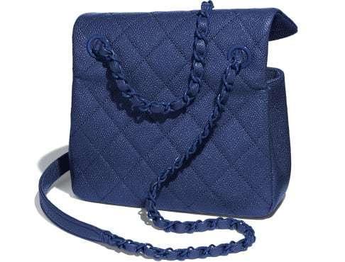CHANEL フラップ バッグ ショルダー CC キャビア ピンク ブルー ダークブルー AS1784 B02892 N5947