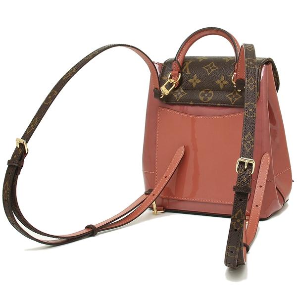 ルイヴィトンLOUIS VUITTON リュックサック バッグパック レディース   ピンク/ブラウン M53545