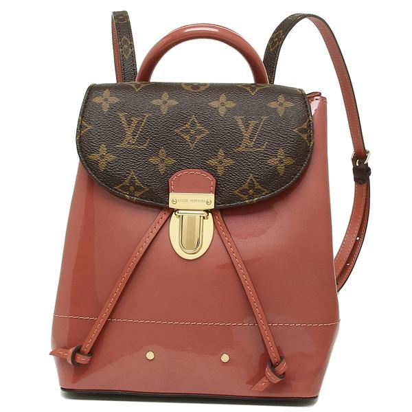 ルイヴィトンLOUIS VUITTON リュックサック バッグパック レディース   ピンク/ブラウン M53545
